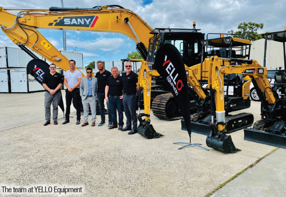 Yello Equipment turns up RPM with expanded SANY range