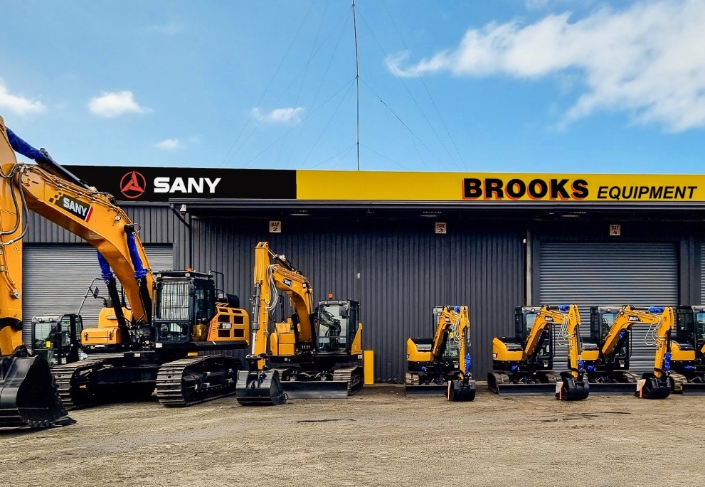 BROOKS EQUIPMENT JOINS SANY DEALER NETWORK