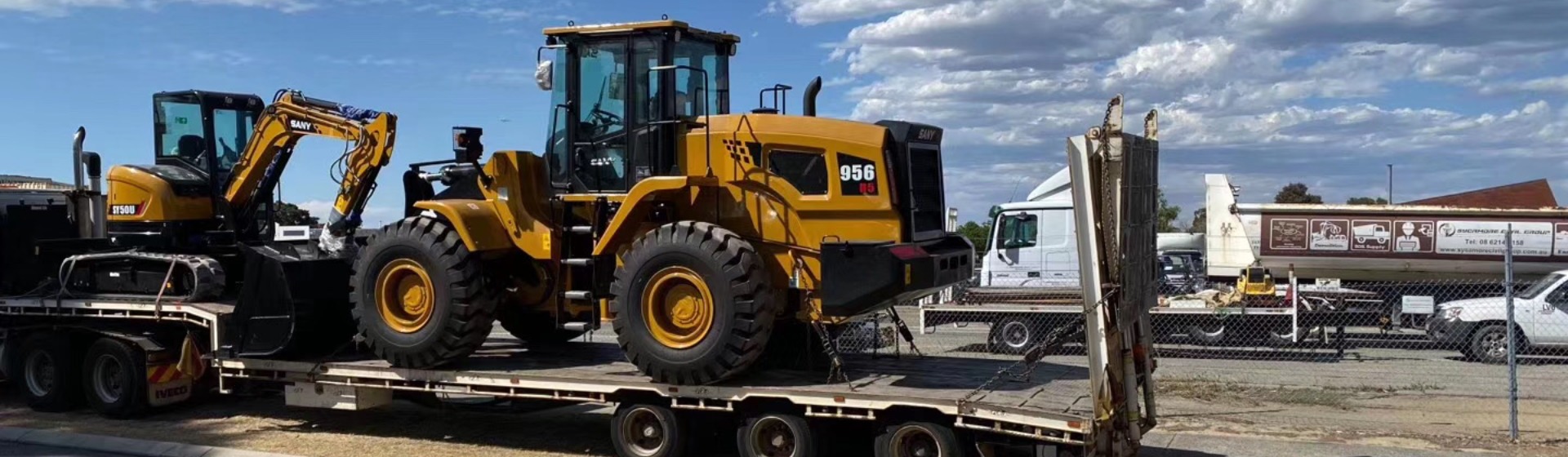 OSSI INVESTMENT CONSULTING PTY LTD have taken delivery of their SYL956 loader and SY50U excavator from Sany