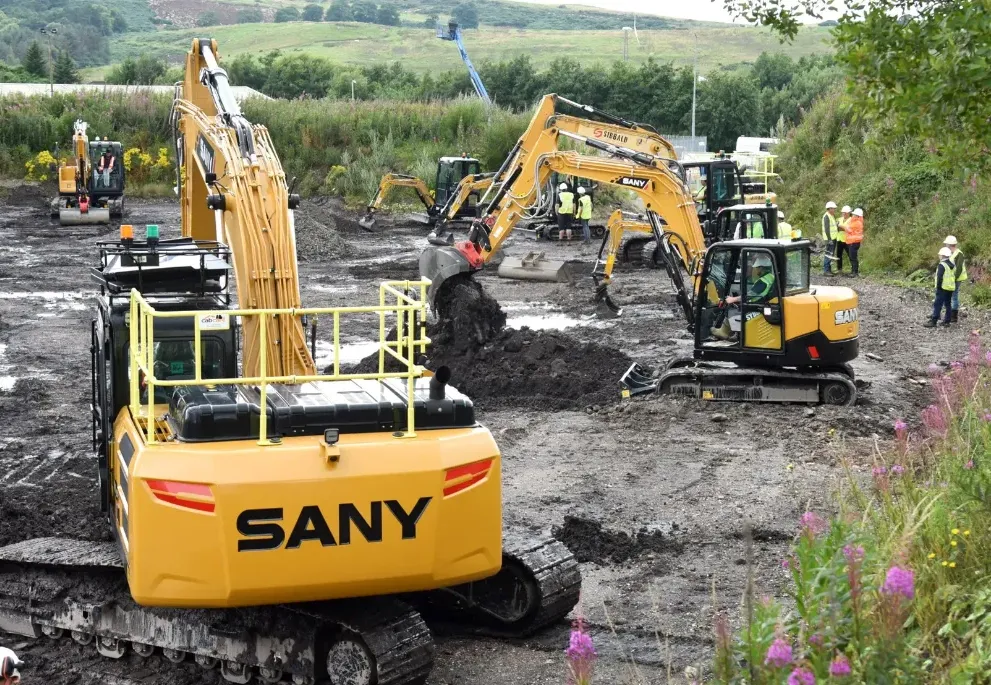 SANY Hosts First UK Dig Day