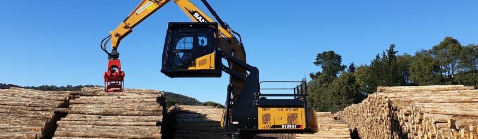 Sany forestry excavators- 6 years in Australia