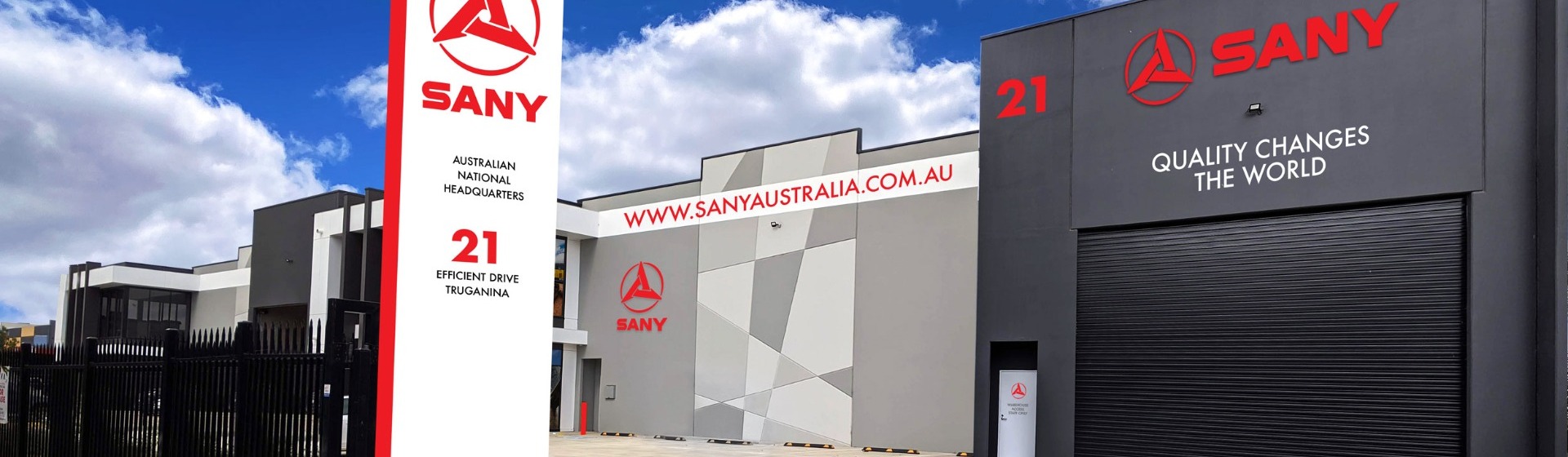 SANY HQ TO LAUNCH IN TRUGANINA MELBOURE